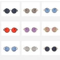 thumbnail image 1 of Steampunk glasses new fashion round sunglasses retro glasses trendy sunglasses for men and women/#6, 1 of 4