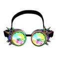 thumbnail image 1 of Steampunkn Glasses Goggle with Rainbow Crystal Glass Lens, 1 of 6