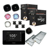 Black Series 24kW Steam Bath Generator with Continuous Steam Plus Quick Start Tech and Auto Drain in Oil Rubbed Bronze