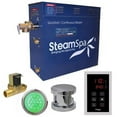 thumbnail image 1 of SteamSpa INT750CH-A 7.5 kW Indulgence QuickStart Acu-Steam Bath Generator Pack with Built-in Auto Drain, Polished Chrome, 1 of 7