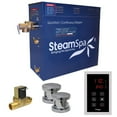thumbnail image 1 of SteamSpa OAT1200CH-A 12 kW Oasis QuickStart Acu-Steam Bath Generator Pack with Built-in Auto Drain, Polished Chrome, 1 of 5