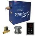 thumbnail image 1 of SteamSpa OAT750BN-A 7.5 kW Oasis QuickStart Acu-Steam Bath Generator Pack with Built-in Auto Drain, Brushed Nickel, 1 of 5