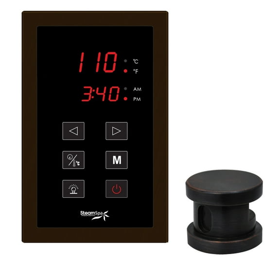 Steamspa Oatpk Oasis Touch Panel Control Kit - Bronze