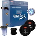 thumbnail image 1 of Steamspa Ry900 Royal 9 Kw Quickstart Steam Bath Generator Package - Black, 1 of 7