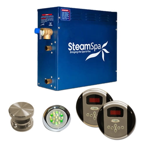 Steamspa Ry900 Royal 9 Kw Quickstart Steam Bath Generator Package - Nickel