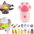 Steamy Cat Brush 4 in 1 SelfCleaning Steam Pet Brush for Massage
