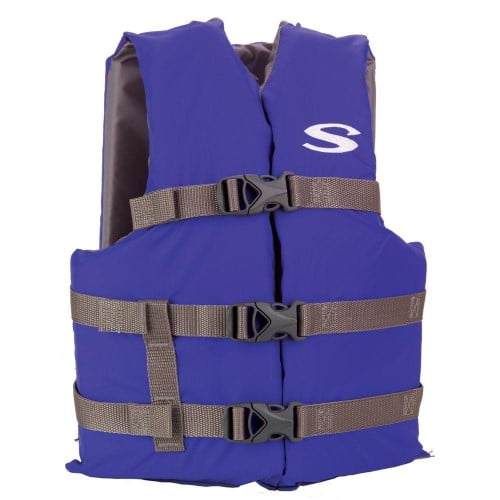 Stearns Adult Unisex Classic Series Life Jackets and Vest, Size Large, Blue