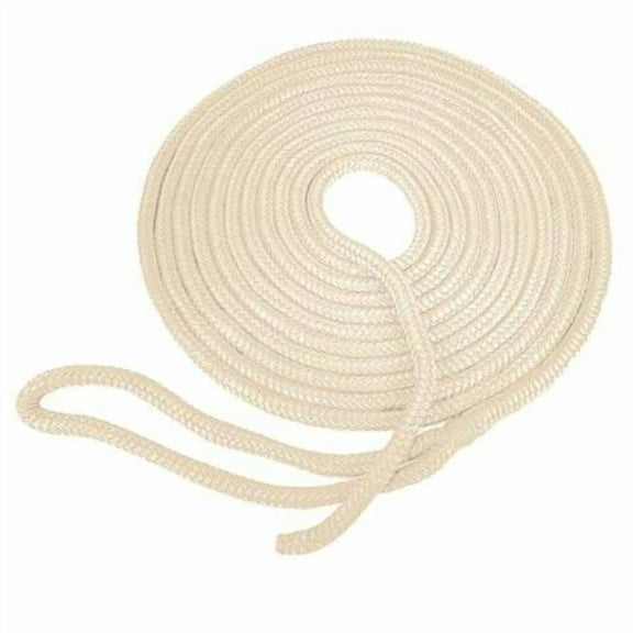 Stearns Boat Dock Line G019WHT-00-000 | Double Braid Nylon 3/8 Inch x 15FT