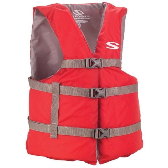 Stearns Classic Series Adult Unisex Universal Life Vest, Oversized, Red