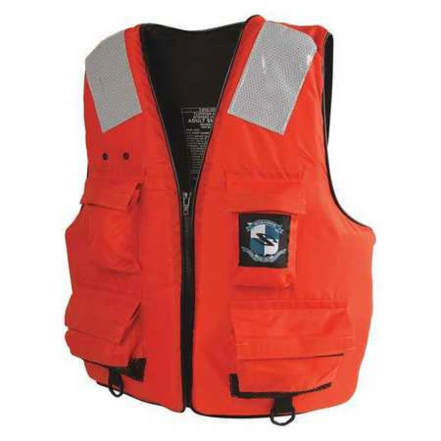 Stearns First Mate™ Life Jacket and Vest, USCG Type III, Orange, Nylon,  Double Extra Large