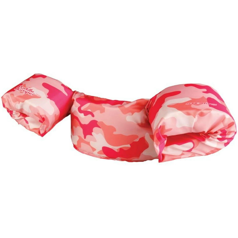 Stearns Kids Deluxe Puddle Jumper 30 to 50 Pounds Life Jacket Pink Camo