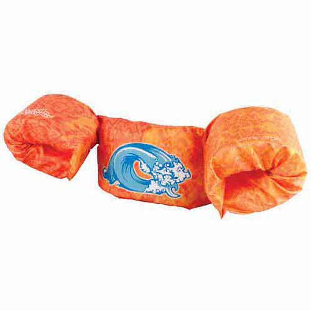 Stearns Puddle Jumper Deluxe Child Life Jacket, Orange Wave