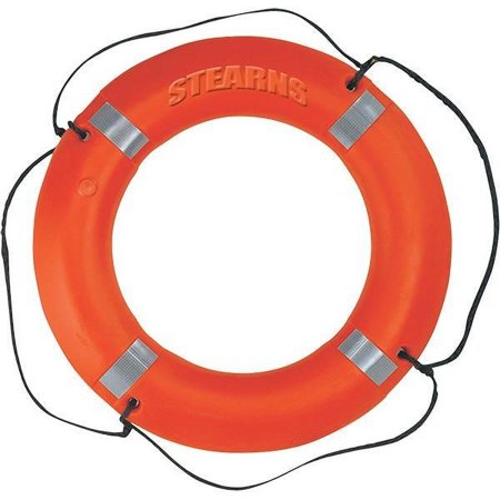 Stearns Ring Buoy, Reflective, 30", Orange (1 Unit)