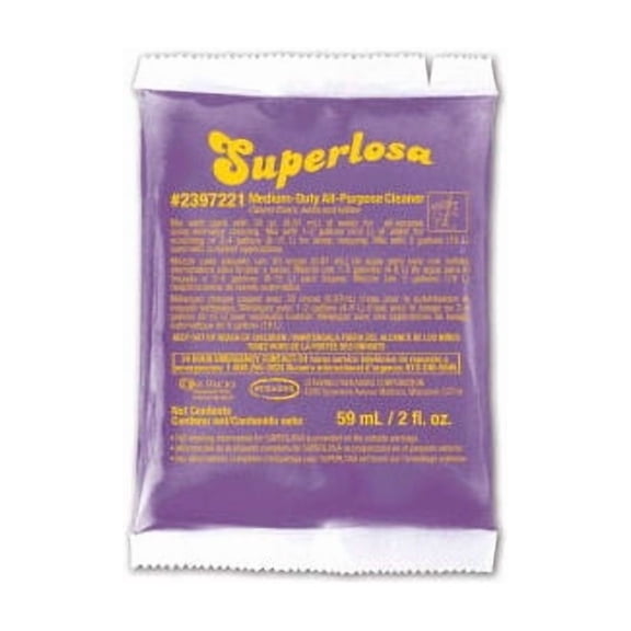 Stearns Superlosa Lavender Neutral Cleaner - 2 oz Packs 72 Packs/Case - 2397221