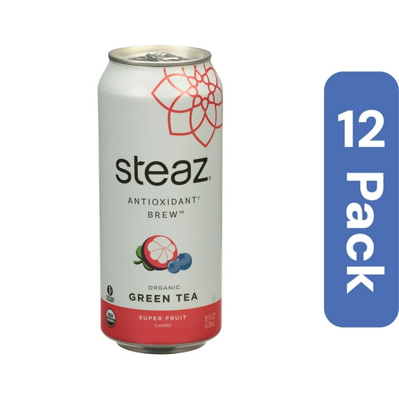 Steaz Tea Antioxidant Brew Superfruit Original 16 fl oz (Pack Of 12)