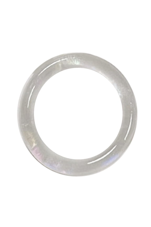 Fashion Acrylic Imitation Jade Ring Minimalist Aesthetic Finger Ring Jewelry