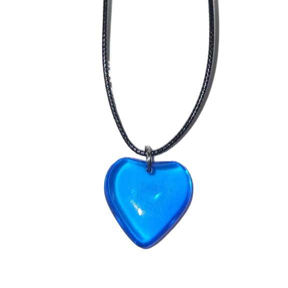 Stebcece Simple Loves Pendant Clavicle Chain Adjustable Black Rope Cold Wind Necklace