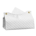 thumbnail image 1 of Stebcece Tissue Box Cover Modern PU Rectangular Tissue Box Holder for Bathroom, 1 of 14