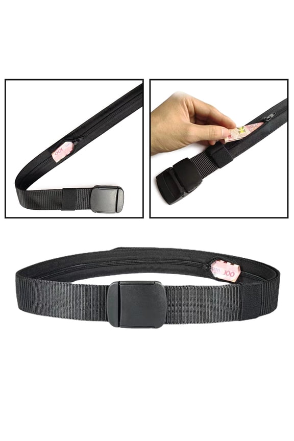 Travel Security Money Belt for Men Secret Hidden Cash Diversion Safe Anti-theft