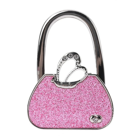 Stebcece for Butterfly for Rhinestone Foldable Purse Handbag Hanger Table Hook Holder Wom