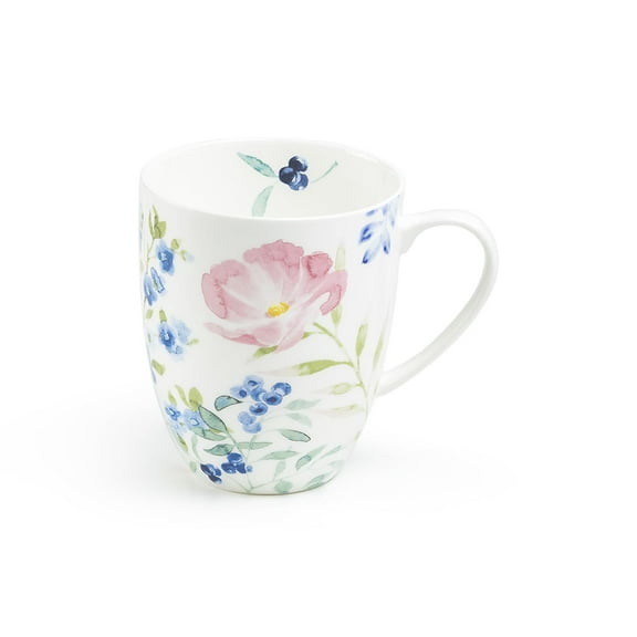 Stechcol Gracie Indigo Garden Grace 14oz Bone China Mug Grace Teaware