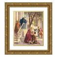 thumbnail image 1 of Stecher Litho. Co 20x22 Gold Ornate Framed and Double Matted Museum Art Print Titled - The Return of the Prodigal (1905), 1 of 4