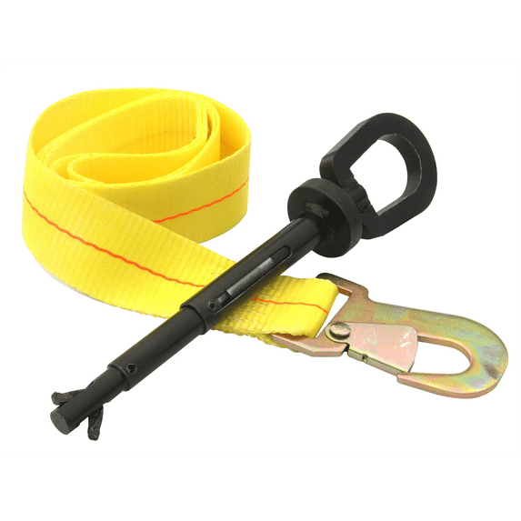 Steck Autobody 71490 I-Bolt Universal Tow Eye with Safety Strap