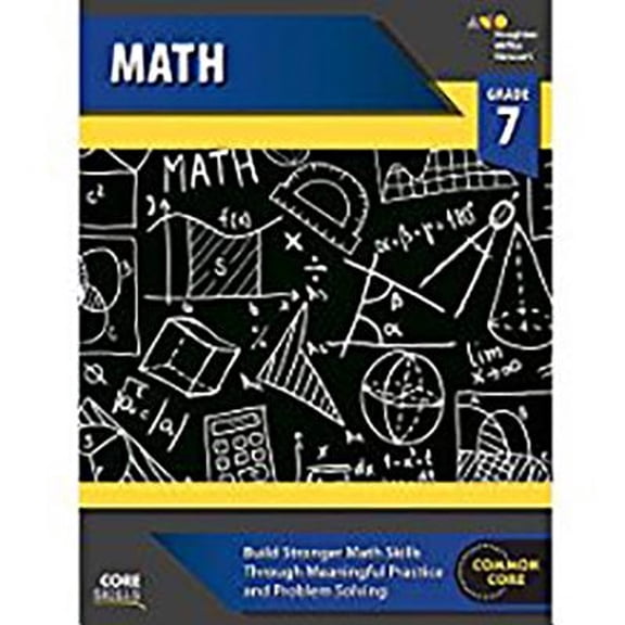 Pre-Owned Steck-Vaughn Core Skills Mathematics: Workbook Grade 7 Paperback STECK-VAUGHN