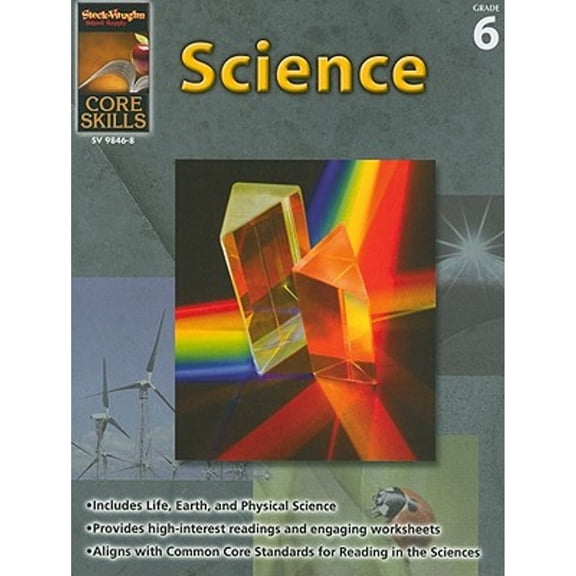 Pre-Owned Steck-Vaughn Core Skills: Science, Grade 6 (Paperback) 1419098462 9781419098468