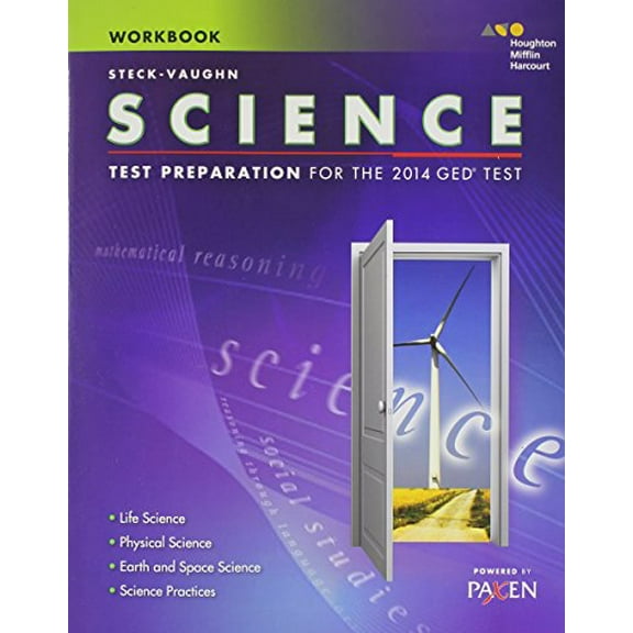 Pre-Owned Steck-Vaughn GED: Test Preparation Student Workbook Science Paperback