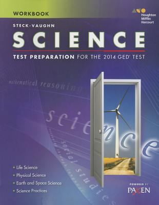 Pre-Owned Steck-Vaughn Science Test Preparation for the 2014 GED Test, 9780544274334, 0544274334, Paperback, Workbook edition