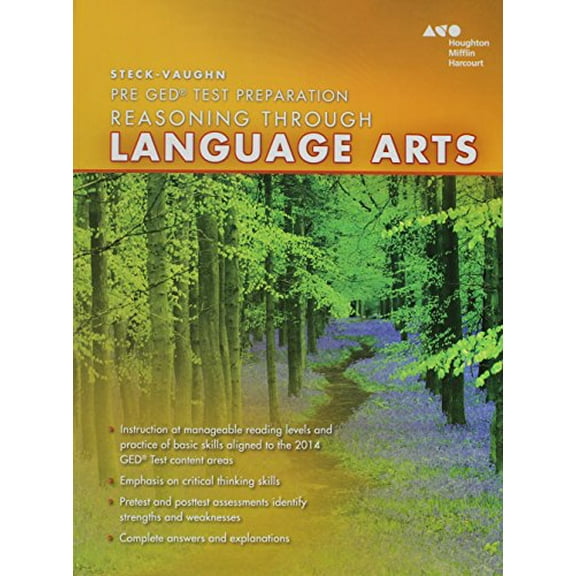 Pre-Owned Reasoning Through Language Arts (Steck-Vaughn Pre-GED Test Preparation) (Paperback) 0544253485 9780544253483