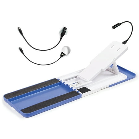 Stedi Pedi 30001 Pro Home Pedicure Kit with Lighted Magnifier, Drying Fan and Led Task Light (Blue)