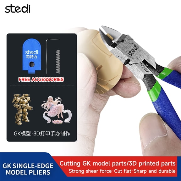 Stedi Single Blade Scissors 3D Printed for Cutting GK  Sheets, Model Assembly Tool for Plastic Sheet Cutting