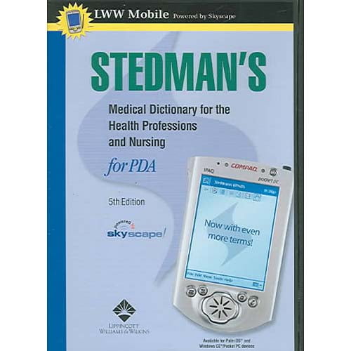PreOwned Stedman's Medical Dictionary For The Health Professions And Nursing, PDA Powered By