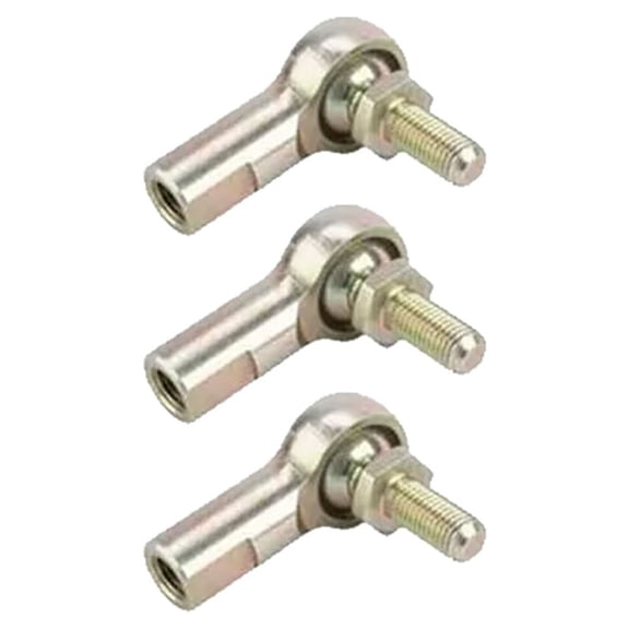 Steel 1/4 Inch LH Female Heim Joint Rod Ends with Stud – 3 Pack
