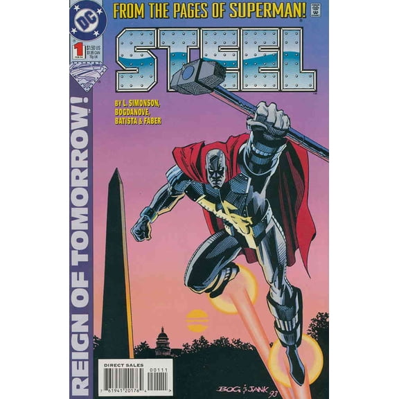 Steel #1 VF ; DC Comic Book