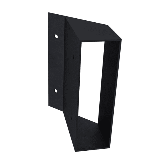 Steel 2x6 Pergola Angle Bracket for Adding Diagonal 2x6 Rafters to Corner/Triangle Pergolas (1-Pack)