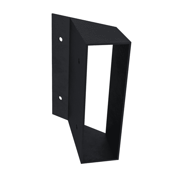 Steel 2x6 Pergola Angle Bracket for Adding Diagonal 2x6 Rafters to Corner/Triangle Pergolas (16-Pack)