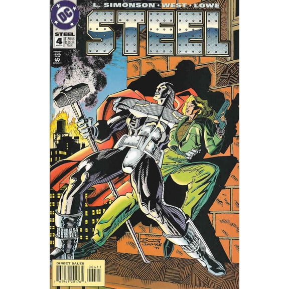 Steel #4 VF ; DC Comic Book