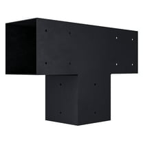 Steel 6x6 T Bracket for Pergola or Wall Frame - 3-Way Bracket Forming a T Shape (1-Pack)
