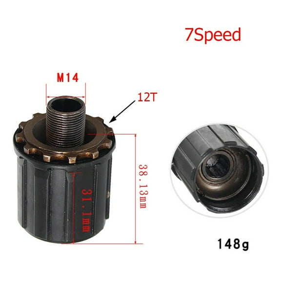 Steel 78910 Speed Freehub Body For Rm30 Rm40 Rm60 Hub Supporting 7 Speed Outer/Inner And 8 9 10 Speed Outer/Inner Drive Systems