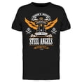 thumbnail image 1 of Steel Angels: Motorcycle Club T-Shirt Men -Image by Shutterstock, Male Large, 1 of 2