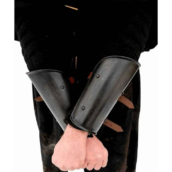Steel Arm Bracers Medieval Hand Protection Armor