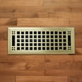 thumbnail image 1 of Steel Artisan Vent Covers - Brushed Brass - 6 x 12 (Overall: 7.25 x 13.5), 1 of 11