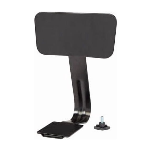 Global Industrial 695734 Steel Backrest for Interion Shop Stools, Black