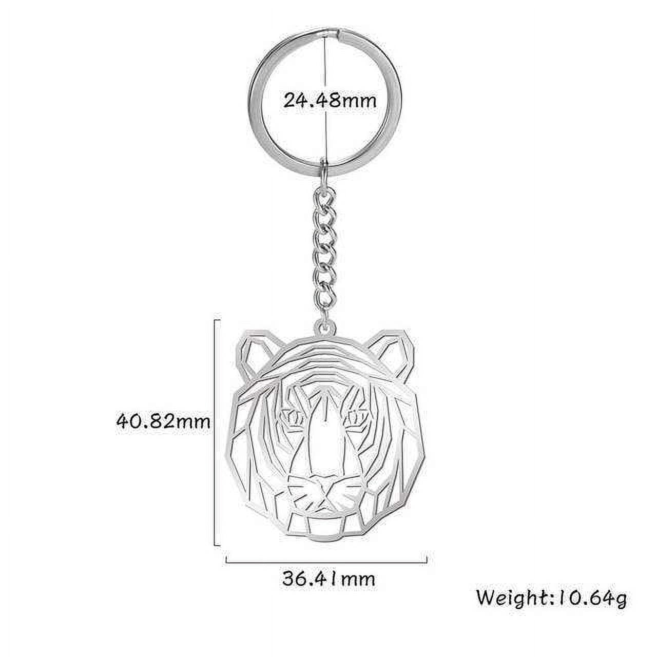 Animal Key Ring Stainless Steel Keychain for Men and Women with Various Animal Designs Durable Non-Rusting