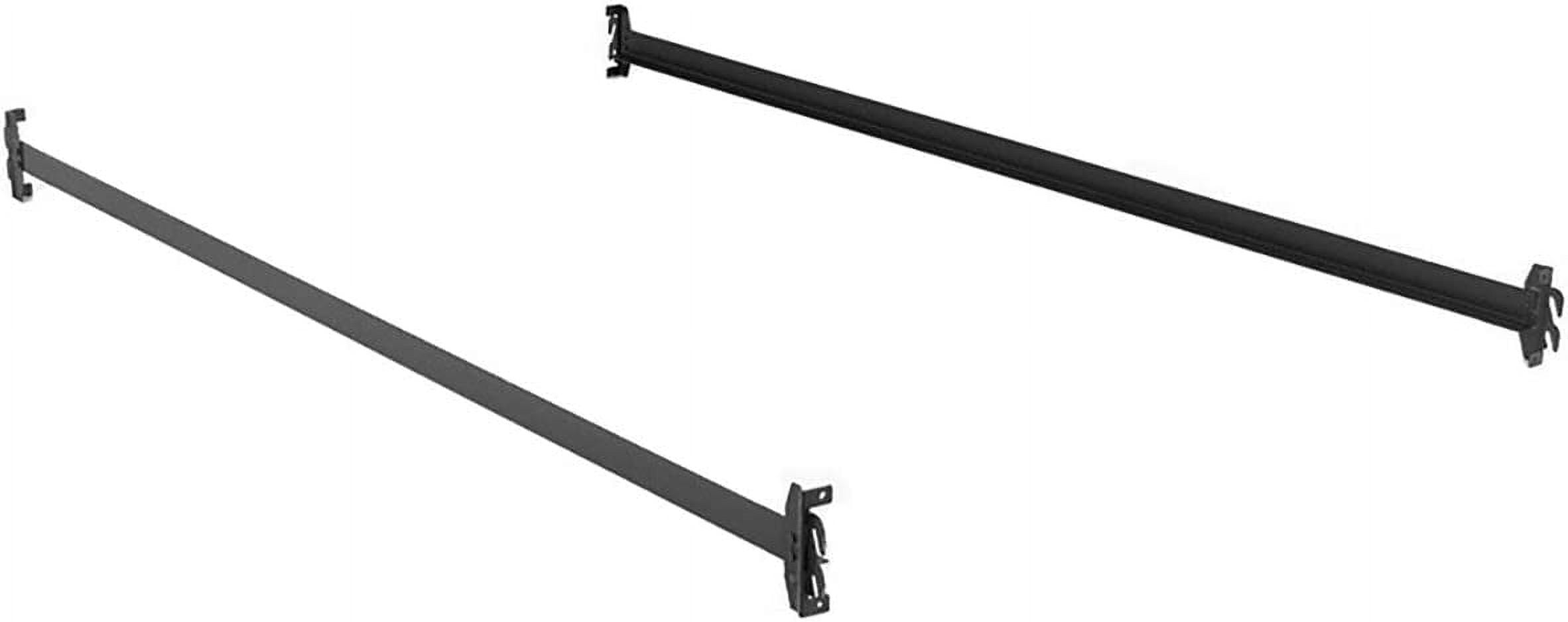 Steel Bed Side Rails with HookOn Claws 76" Long for Twin & Full Size Beds