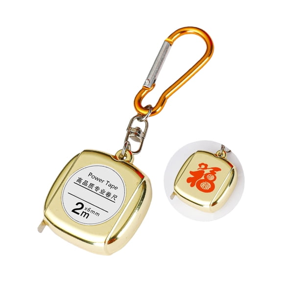 Steel Blade Small Tape Measure with Clear Scale for Accurate Readings Measuring Tape 2M Ranges