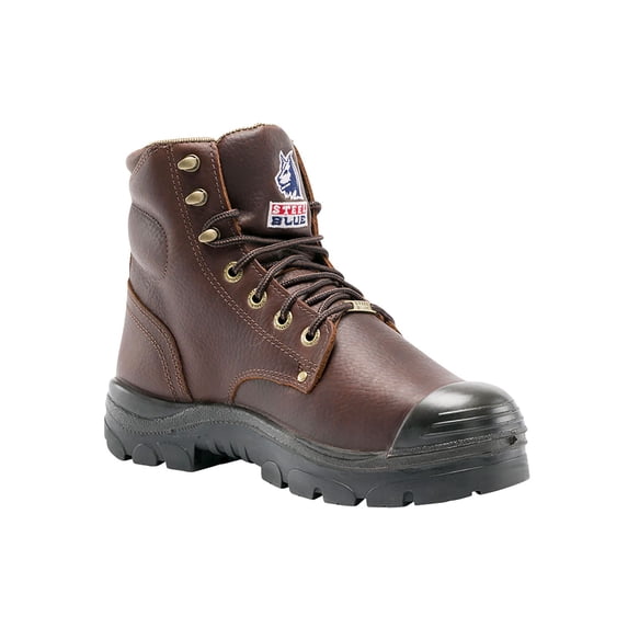 Steel Blue Work Boots Mens Argyle 6 Inch Slip Resistant Wide Steel Toe